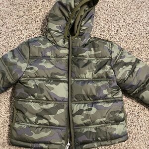Camouflage Puffer Jacket